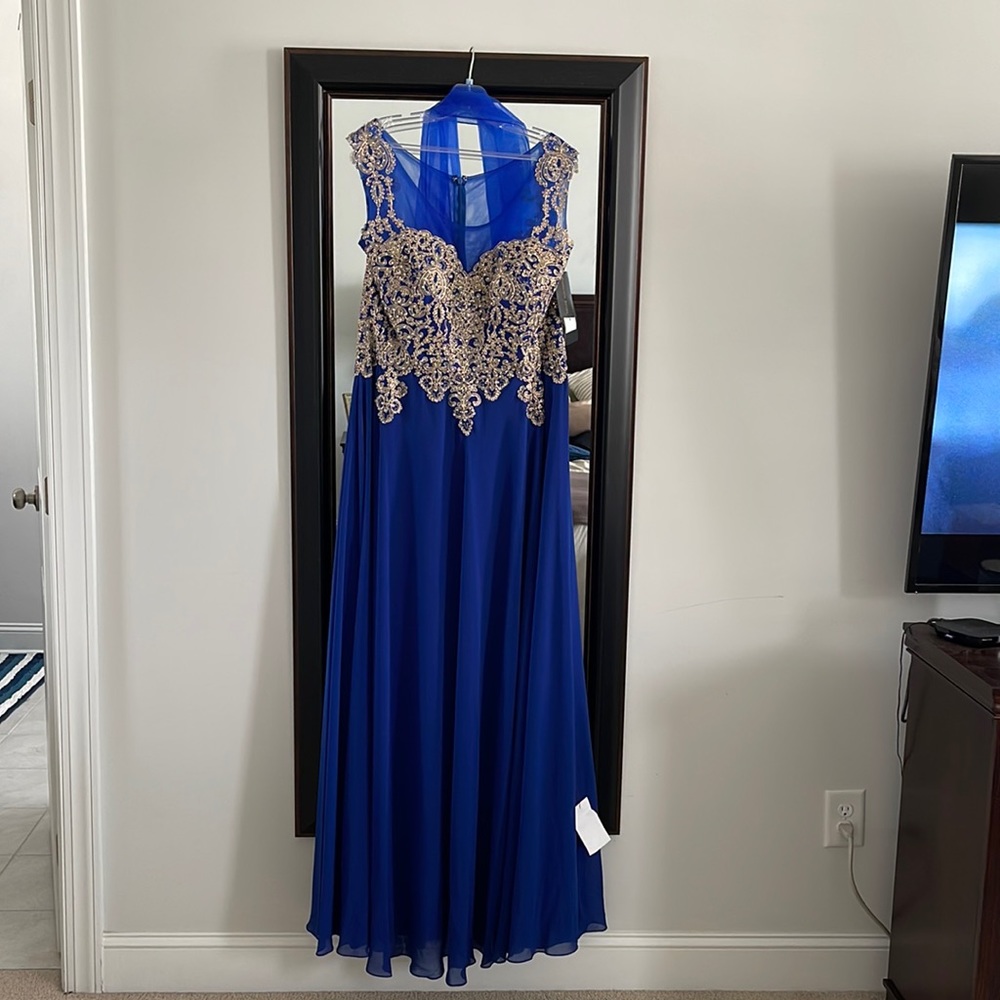Royal Blue evening gown